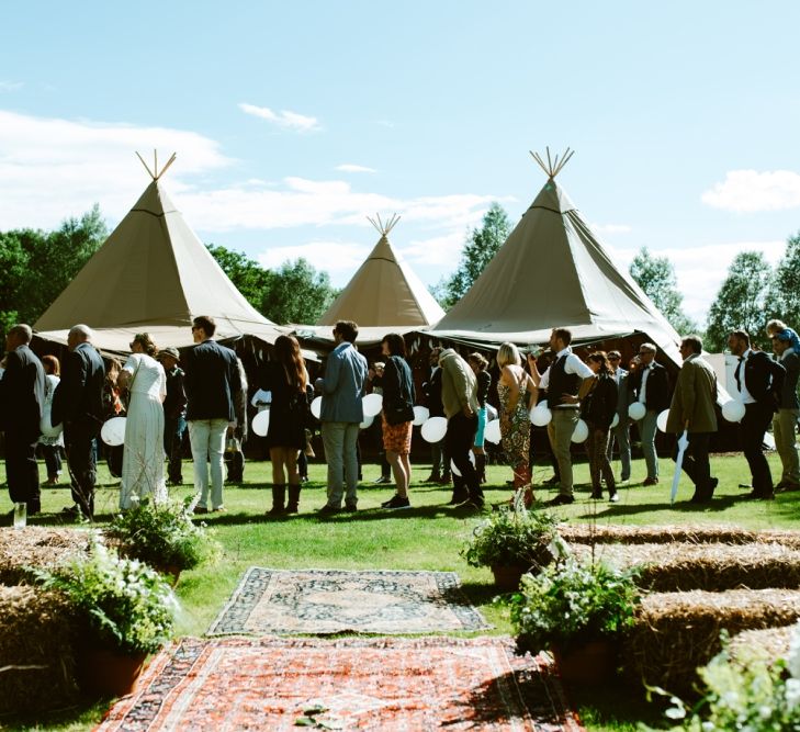 Festival Inspired Wedding At Browning Bros Essex