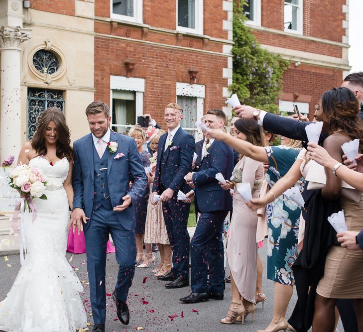 Bride & Groom Confetti Exit