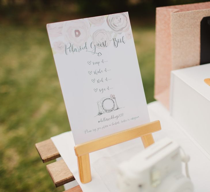 Polaroid Station | Outdoor Italian Wedding at Borgo Petrognano Planned by Tuscan Wedding Planners | Frances Sales Photography