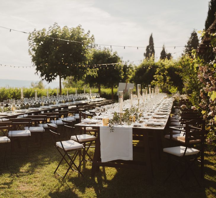 Outdoor Italian Wedding at Borgo Petrognano Planned by Tuscan Wedding Planners | Frances Sales Photography