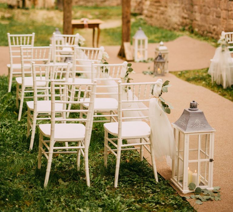 Outdoor Ceremony at Ruin Monastery Žiče Charterhouse in Slovenia