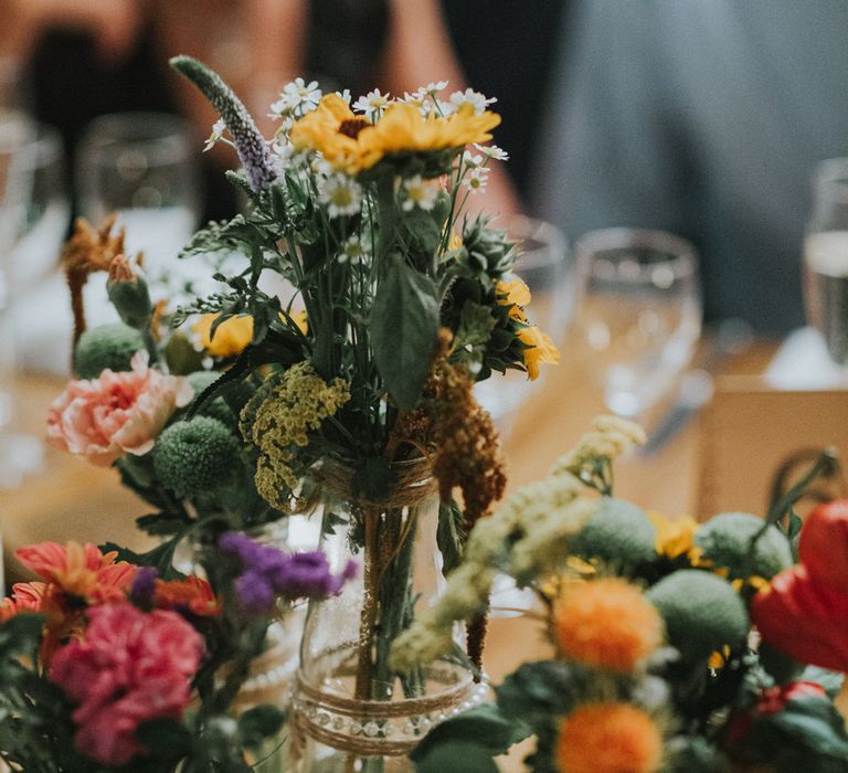 Jam Jar Flowers