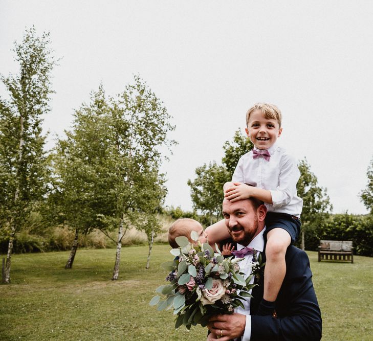 Wedding Guests | Lilac & Navy Rustic Wedding at Stone Barn, Cotswolds | Frankee Victoria Photography