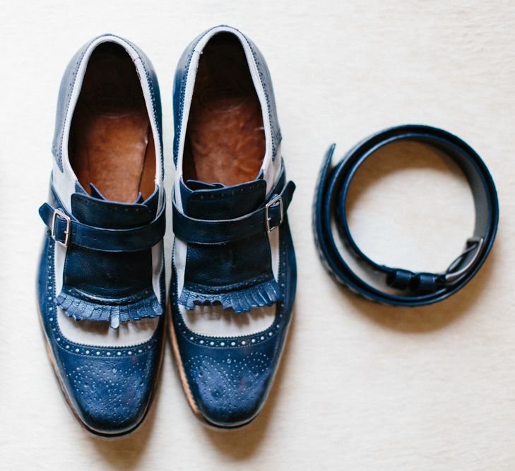 Blue Suede Shoes For Groom by Church's