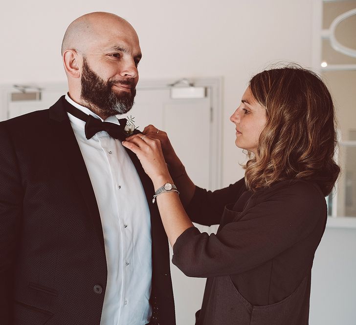 Groom in House of Fraser Tuxedo | Lemonade Pictures