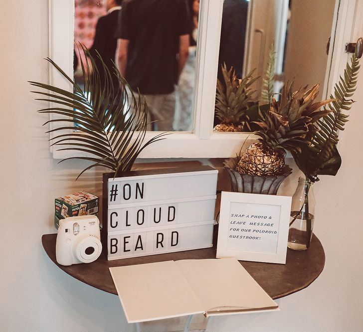 Light Box | Polaroid Picture Guest Book | Lemonade Pictures