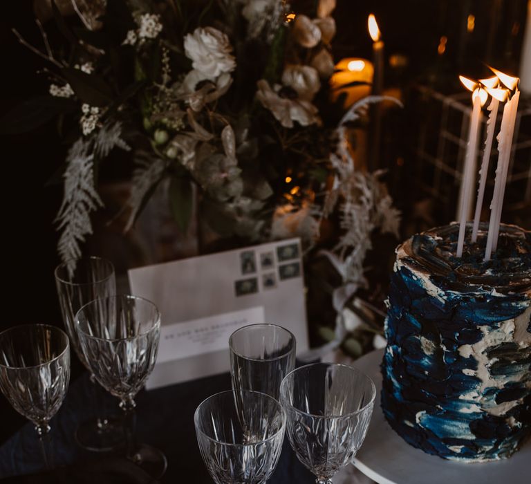 Elegant Tablescape | Nocturn Wedding Inspiration at Godwick Great Barn Planned & Styled by The Little Lending Company | Agnes Black Photography | Film by The Wilde Bride