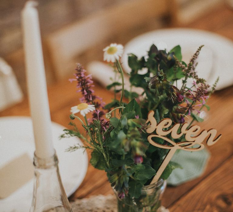 Wooden Laser cut Table Numbers