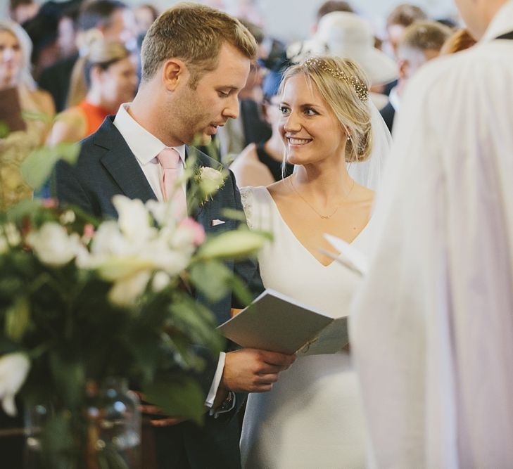 Bride & Groom Church Wedding Ceremony