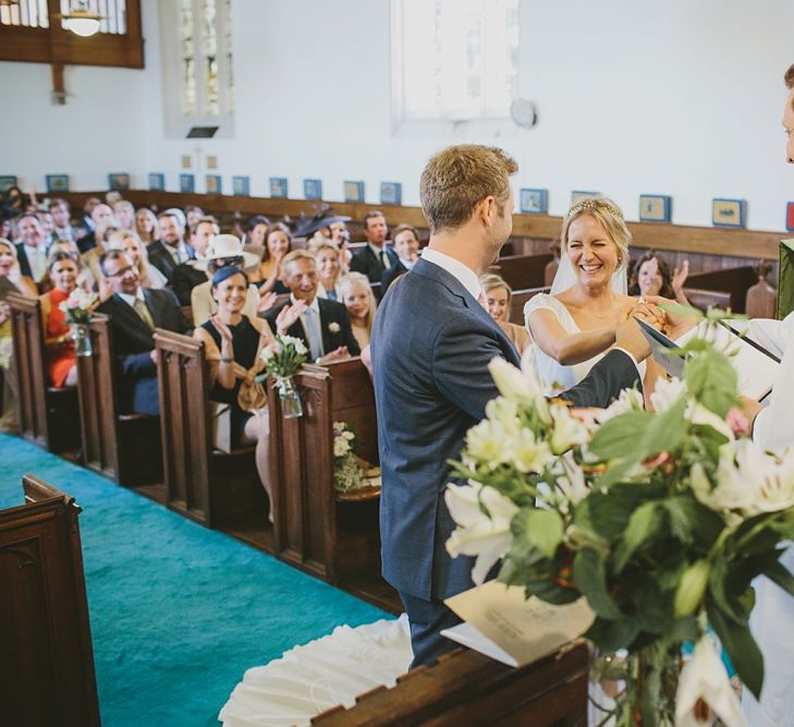 Bride & Groom Church Wedding Ceremony