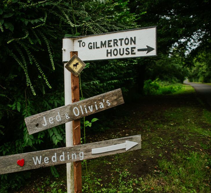 Wooden Wedding Signage