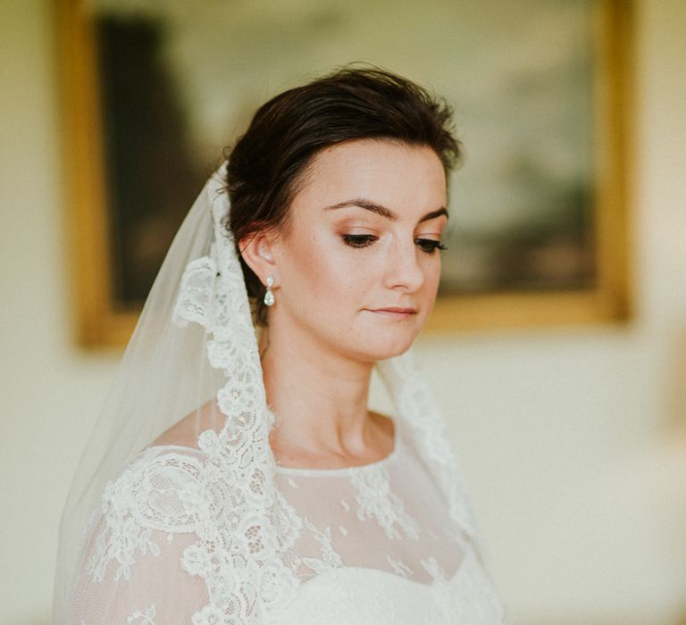 Bride in Bespoke Wedding Dress