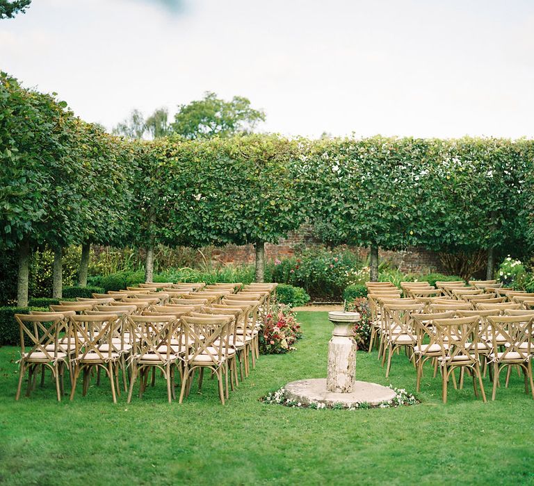 Rich Aisle Wedding Flowers by Martha & the Meadow | Opulent Wedding Inspiration at Warmwell House in Dorset with Rich colour Palette Planned by Kelly Chandler | Imogen Xiana Photography | Gorgeous Films