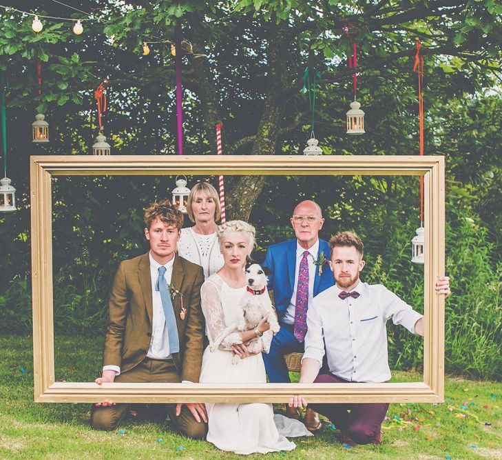 DIY Photo Booth For Wedding Guests