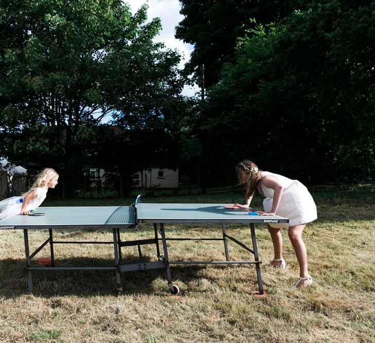 Ping Pong Table For Wedding Guests