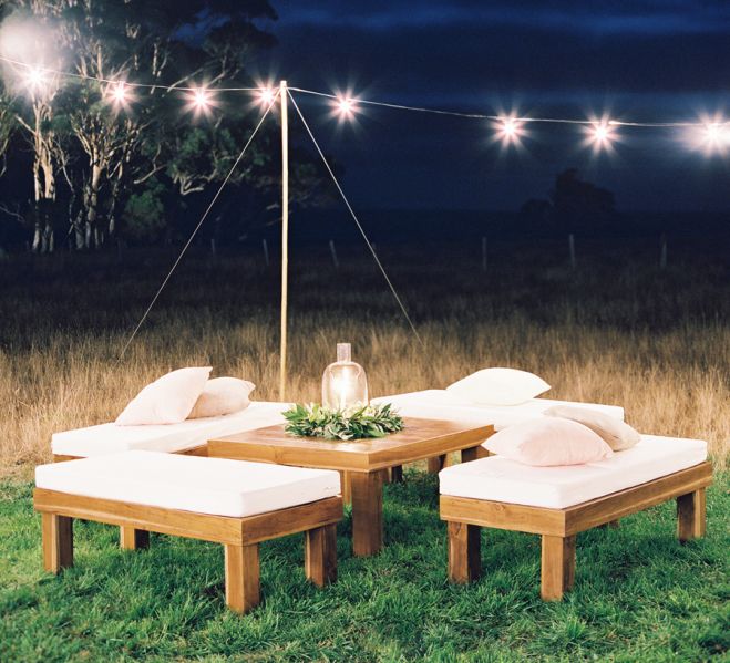 Outdoor Seating Area For Wedding