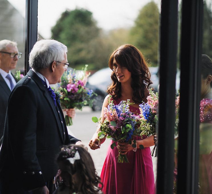 Scottish Wedding At Dalduff Ayreshire With Bride In Ellis Bridals Gown & Bridesmaids In For Her & For Him With Images From Mirrorbox Collective