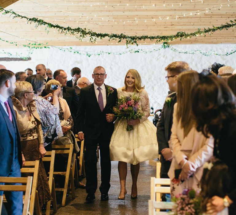 Scottish Wedding At Dalduff Ayreshire With Bride In Ellis Bridals Gown & Bridesmaids In For Her & For Him With Images From Mirrorbox Collective