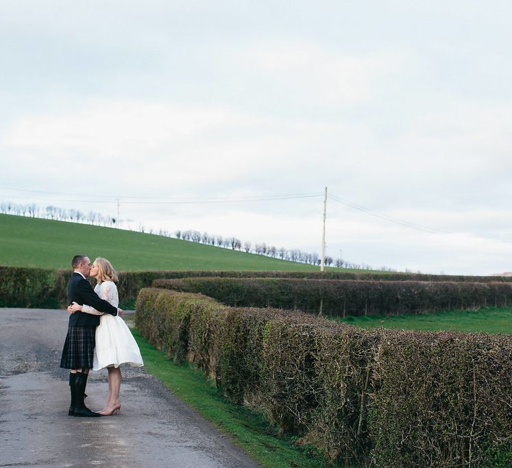 Scottish Wedding At Dalduff Ayreshire With Bride In Ellis Bridals Gown & Bridesmaids In For Her & For Him With Images From Mirrorbox Collective