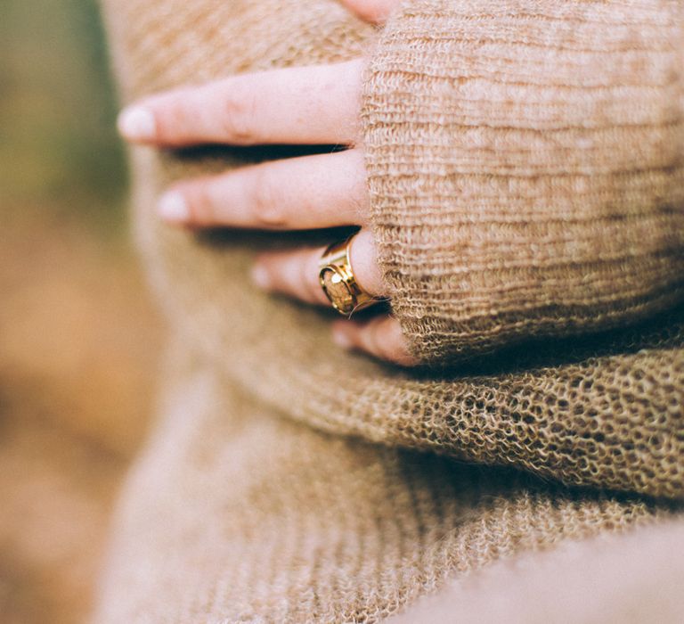 Bride In Woollen Jumper