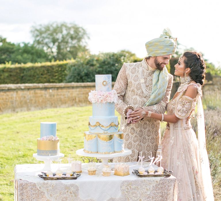 Pastel English Countryside Asian Fusion Wedding Inspiration