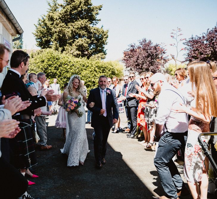 French Destination Wedding With Ceremony In France At The Local Marie With Bride In Watters & Images From Frankee Victoria Photography