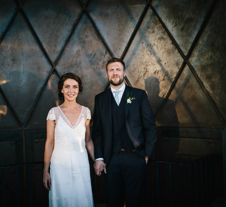 Trinity Buoy Wharf Wedding With Bride In Otaduy And Planning By Liz Linkleter Events Flowers By Grace And Thorn Images From My Beautiful Bride Photography