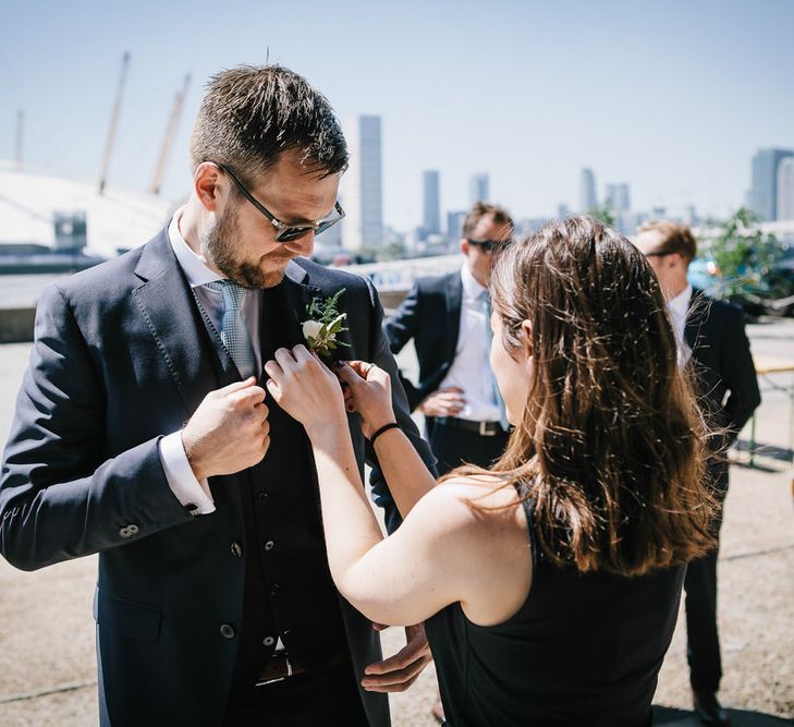 Trinity Buoy Wharf Wedding With Bride In Otaduy And Planning By Liz Linkleter Events Flowers By Grace And Thorn Images From My Beautiful Bride Photography