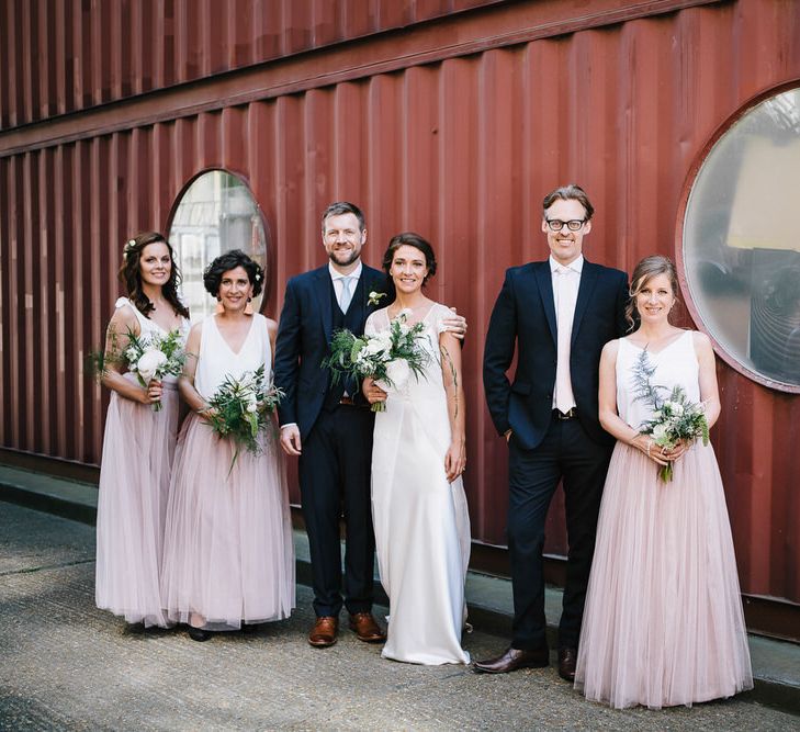 Trinity Buoy Wharf Wedding With Bride In Otaduy And Planning By Liz Linkleter Events Flowers By Grace And Thorn Images From My Beautiful Bride Photography