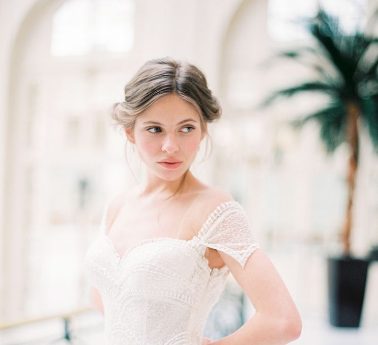 Elegant Wedding Inspiration From The Waldorf Astoria Hotel With Gowns By Mirror Mirror Bridal Couture & Images From And Your Story Photography