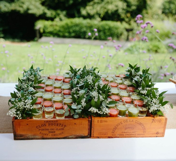 Wedding Food | Outdoor Wedding at Chateau Rigaud in France | Real Simple Photography | Yellow Gazelle Film