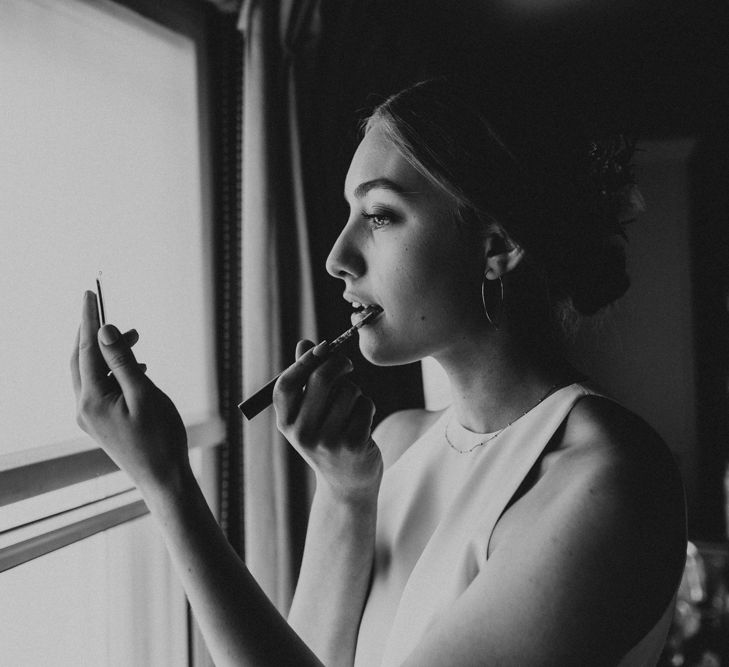 Beautiful Bride Getting Ready