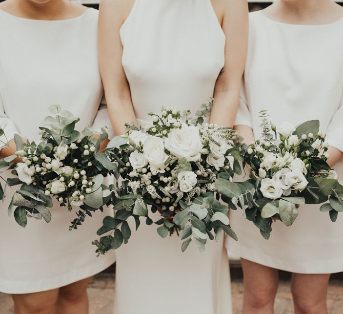 All White Wedding Flowers