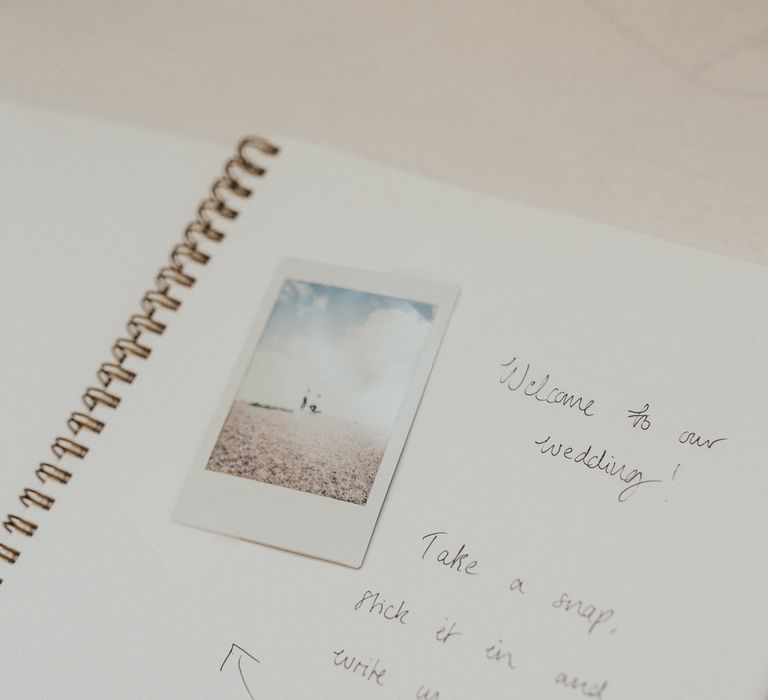 Wedding Guest Book With Polaroids