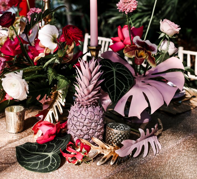 Bright Pink & Botanicals Wedding Inspiration Shoot From Sefton Park Palm House