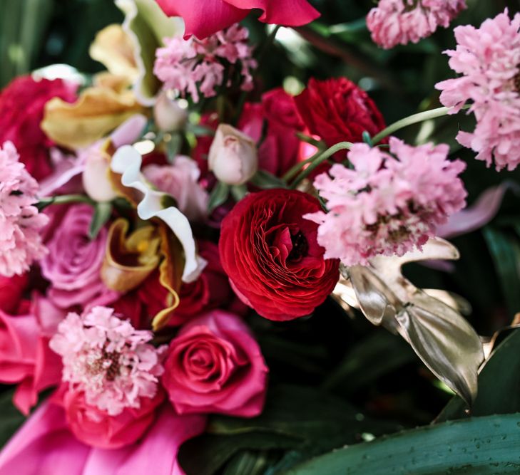 Bright Pink & Botanicals Wedding Inspiration Shoot From Sefton Park Palm House