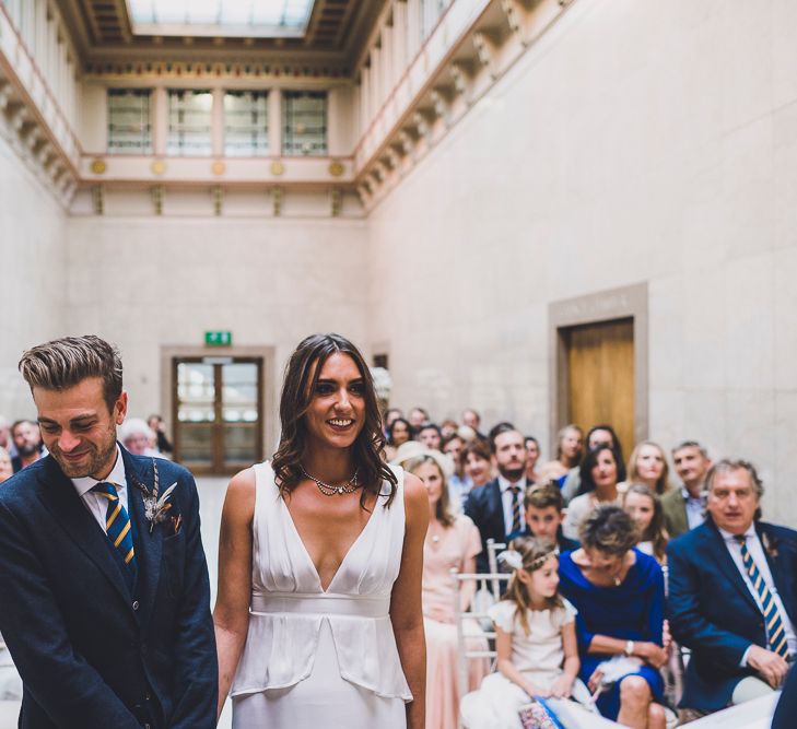 Bride & Groom at Hammersmith Town Hall Wedding Ceremony