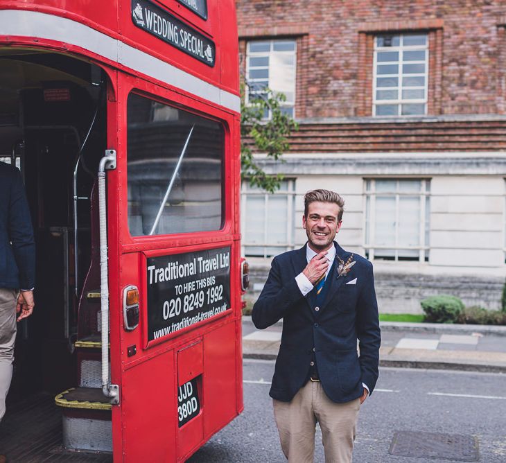 Red Double Decker Bus Wedding Transport