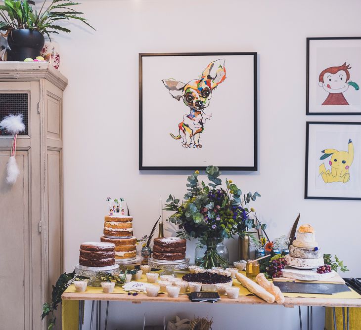 Homemade Cake Dessert Table