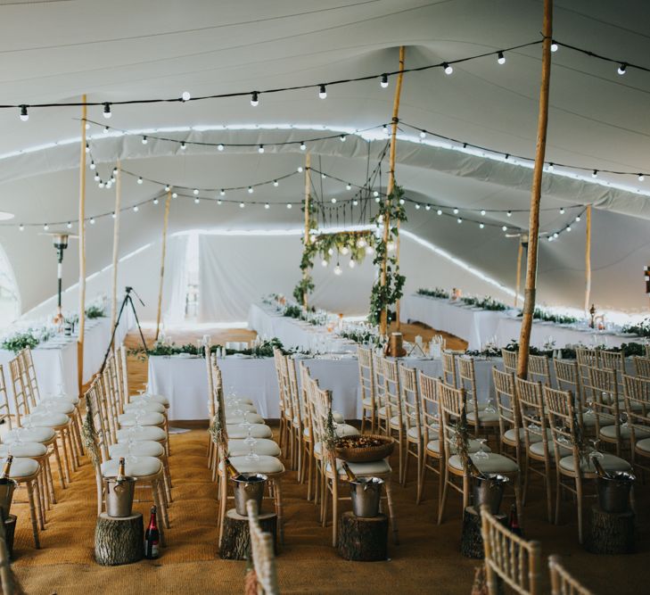 Stretch Tent Aisle | 2 Day Festival Theme Wedding | Colin Ross Photography