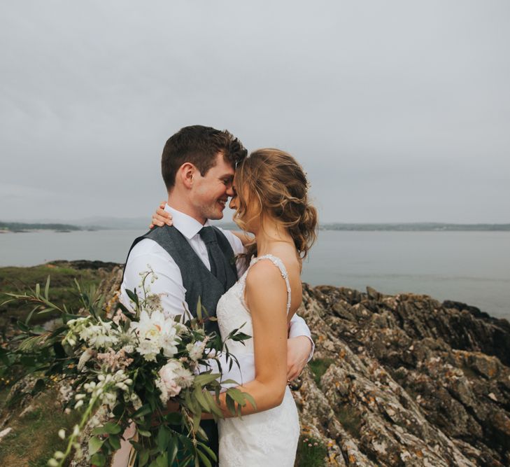 Bride in St Patrick Bridal Gown | Groom in Tartan Kilt | 2 Day Festival Theme Wedding | Colin Ross Photography