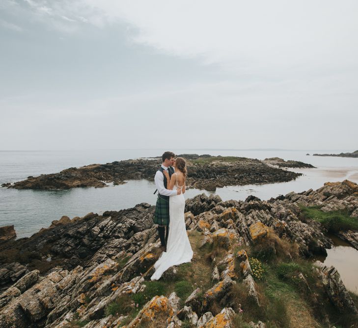 Bride in St Patrick Bridal Gown | Groom in Tartan Kilt | 2 Day Festival Theme Wedding | Colin Ross Photography