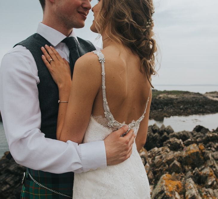 Bride in St Patrick Bridal Gown | Groom in Tartan Kilt | 2 Day Festival Theme Wedding | Colin Ross Photography