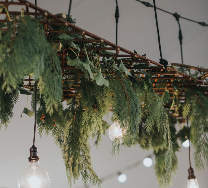 Festoon Lights & Greenery Installation | 2 Day Festival Theme Wedding | Colin Ross Photography