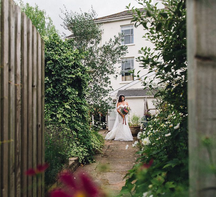 Beautiful Bride In Pronovias