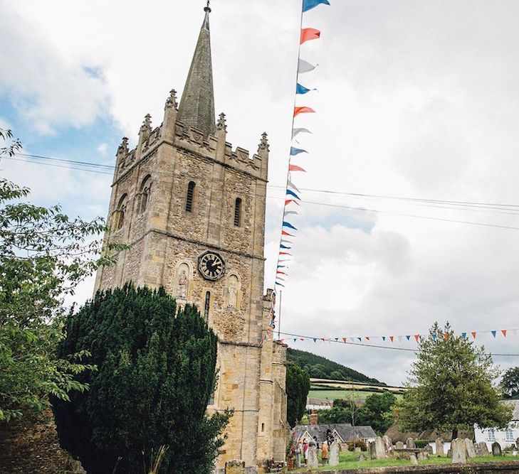 Bunting For A Church Wedding