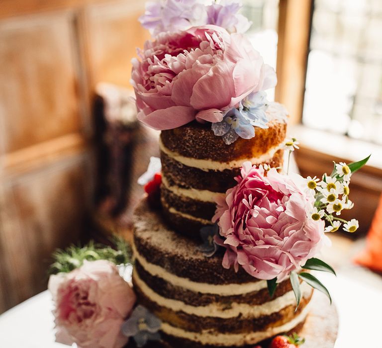 Naked Wedding Cake