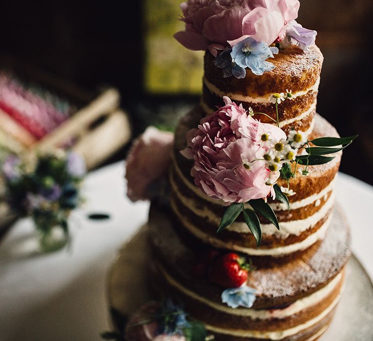 Naked Wedding Cake