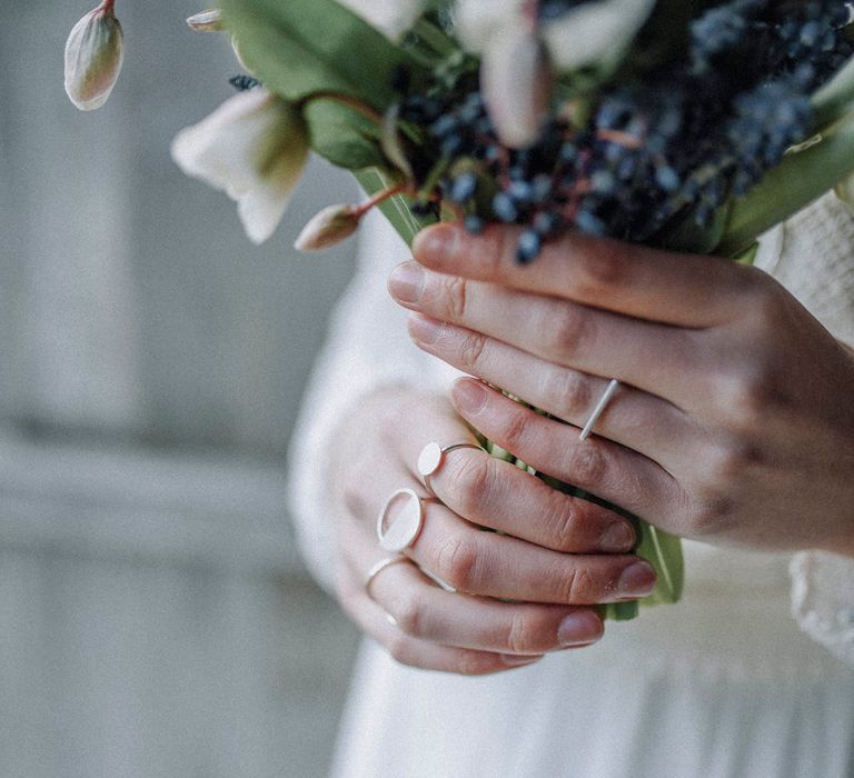 Stylish Studio Adorn Jewellery Rings | Powder Blue Spring Wedding Inspiration Styled by The Little Lending Co | Megan Duffield Photography