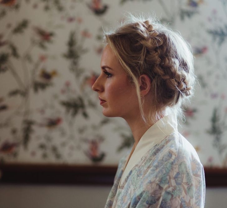 Elegant Winter Wedding At Huntsham Court Devon With Bride In Bespoke Gown & High Necked Cashmere Jumper With Images By Millar Cole Photography